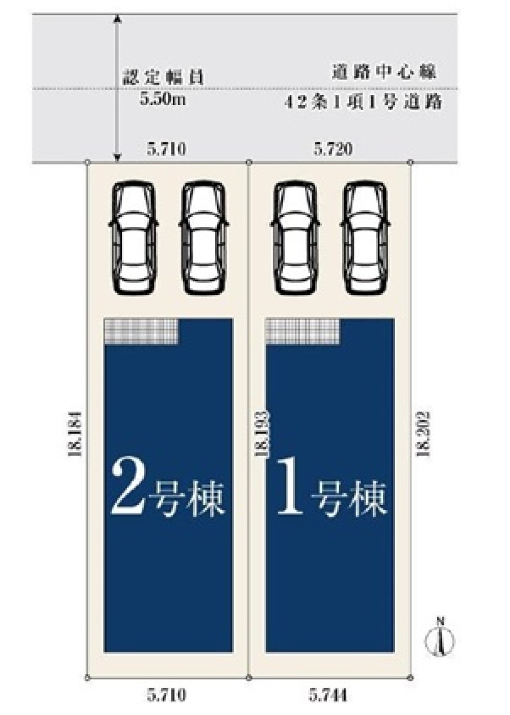 名古屋市中川区大塩町　330②　全2棟　2号棟 画像1