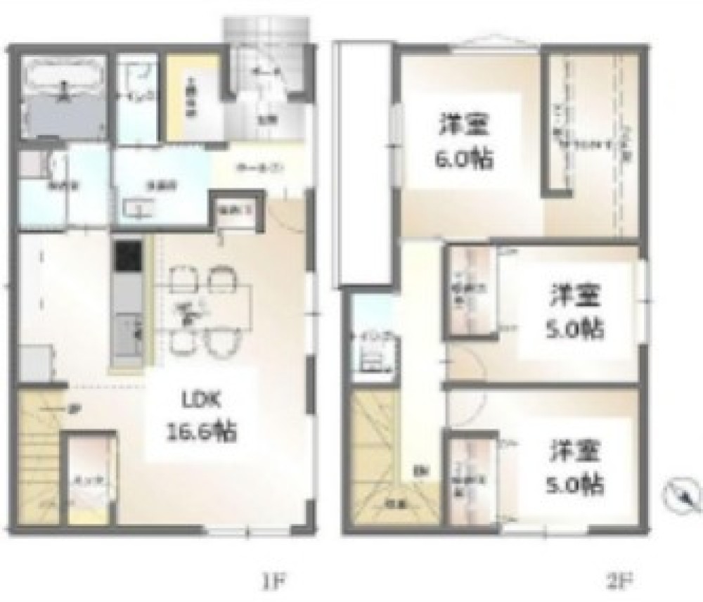 東郷町春木台二丁目　全2棟　B棟 画像2