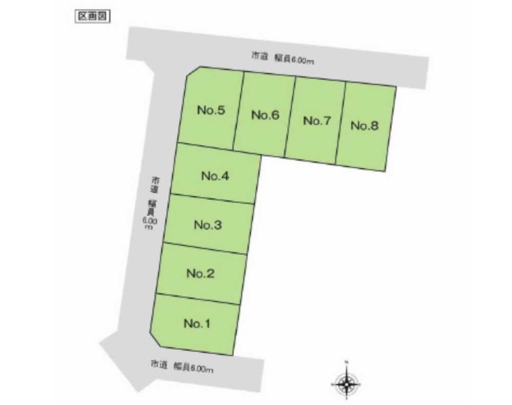 豊橋市東岩田二丁目　全8区画　1号地 画像1