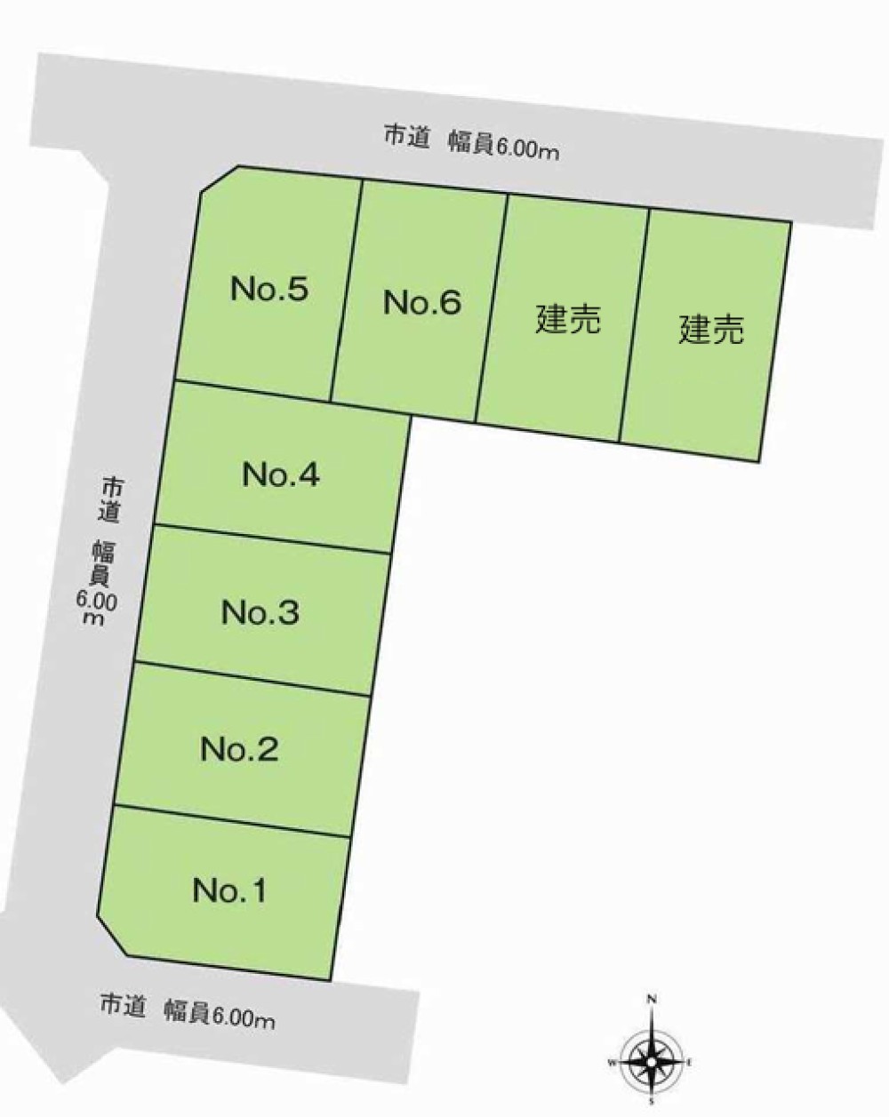 豊橋市東岩田二丁目　全8区画　4号地 画像1