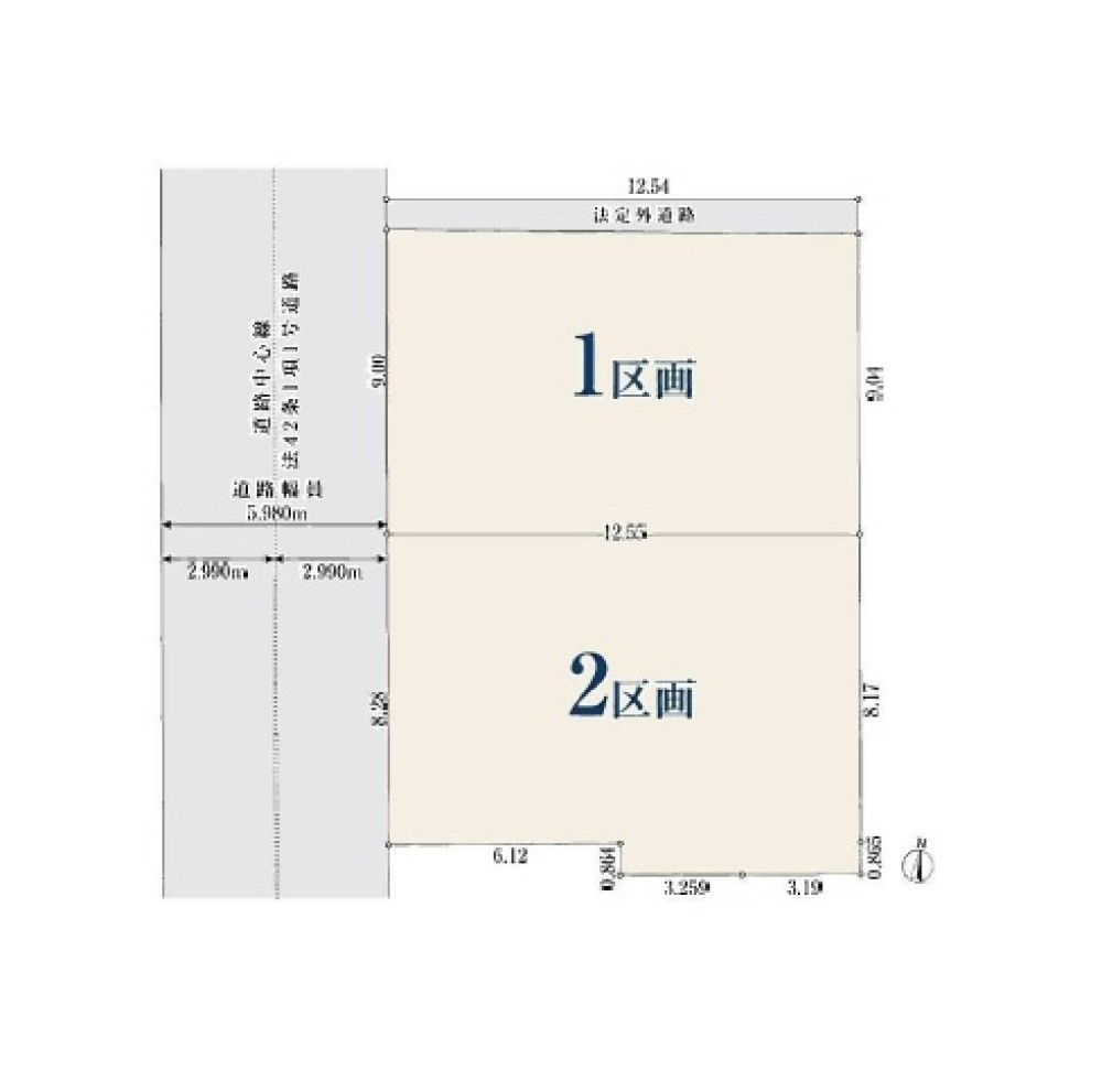 名古屋市昭和区村雲町　002②　全2区画　2区画 画像1