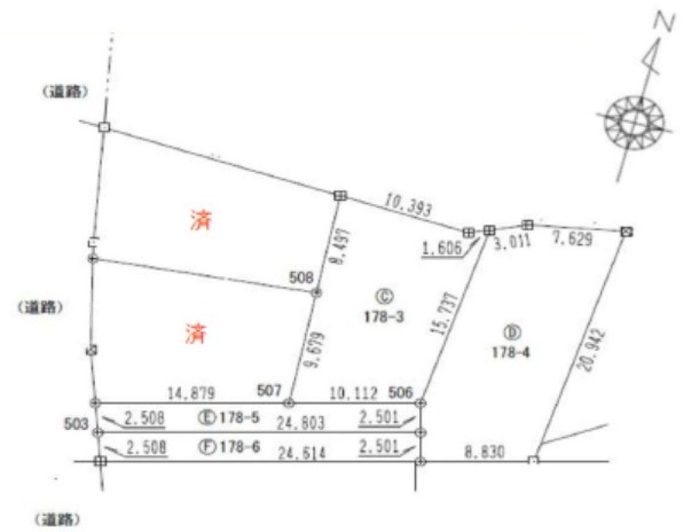 豊川市上野三丁目　全2区画　C区画 画像1