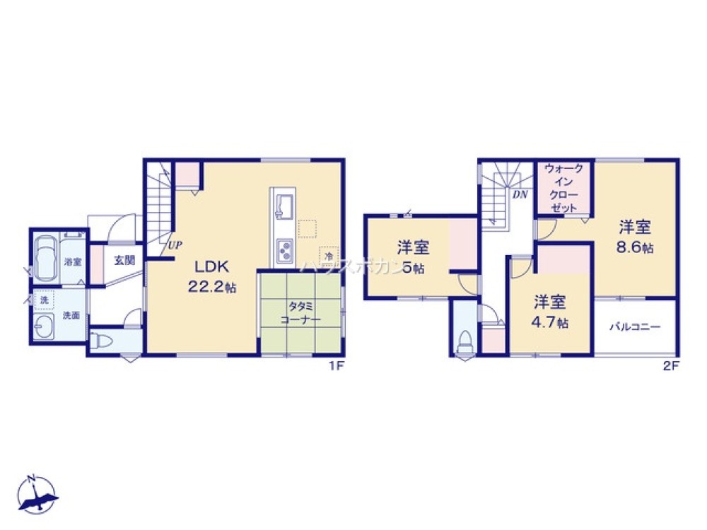 知多市南粕谷　第1 画像4