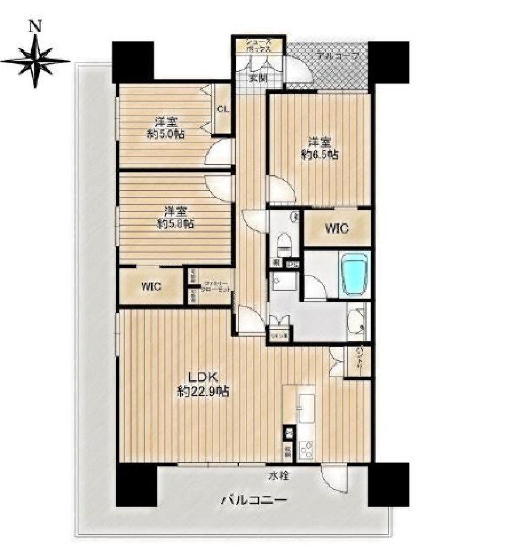 リコットタワー岡崎康生 画像1