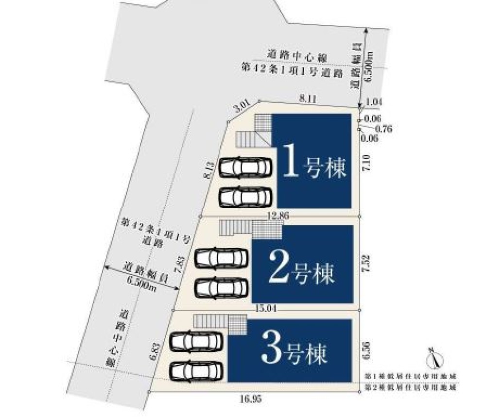 名古屋市緑区梅里二丁目　全3棟　2号棟 画像1