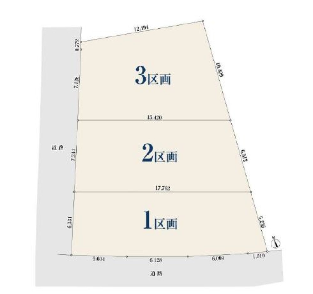 名古屋市南区呼続二丁目　全3区画　3区画 画像1