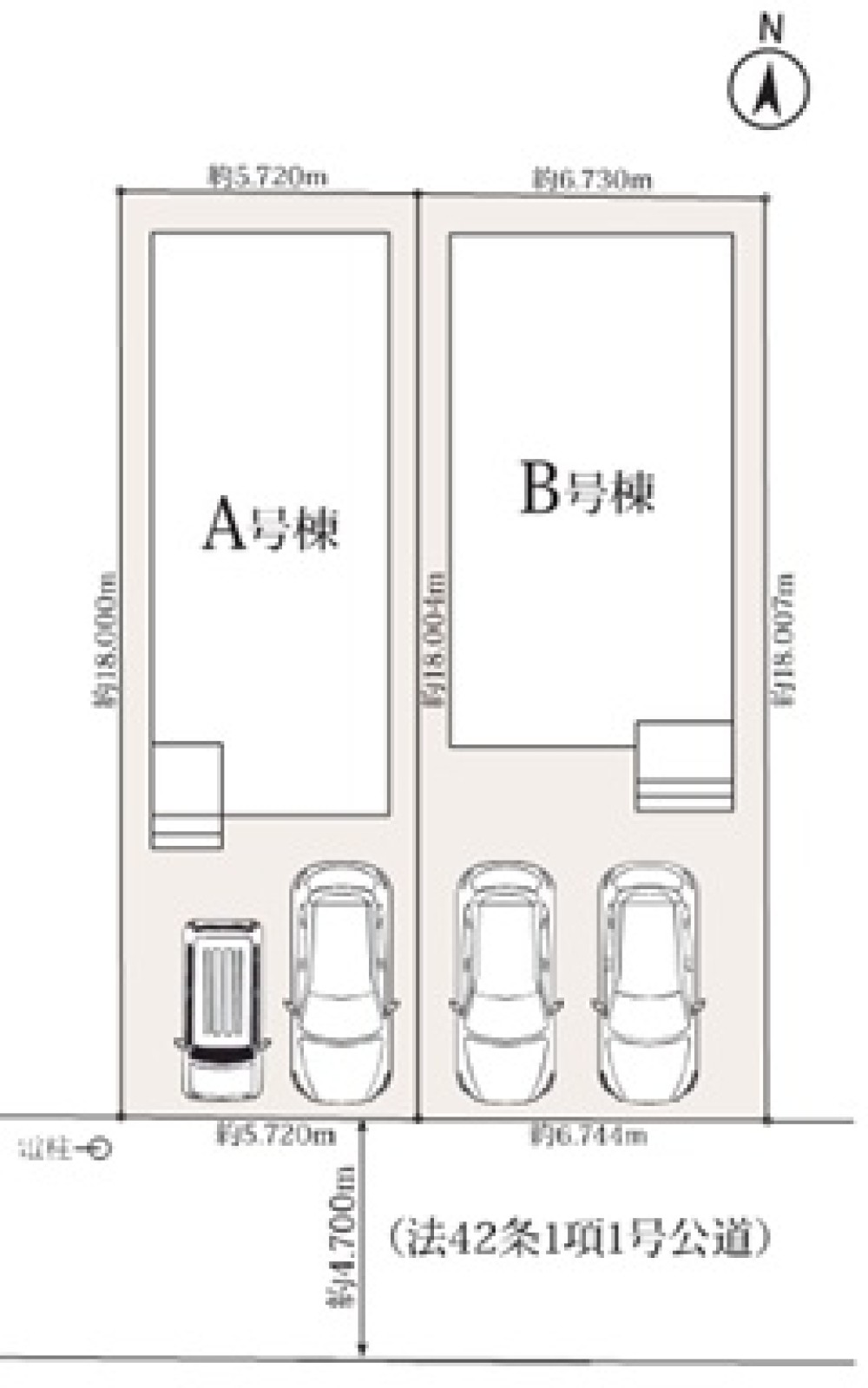 名古屋市中川区打出二丁目　全2棟　A号棟 画像1
