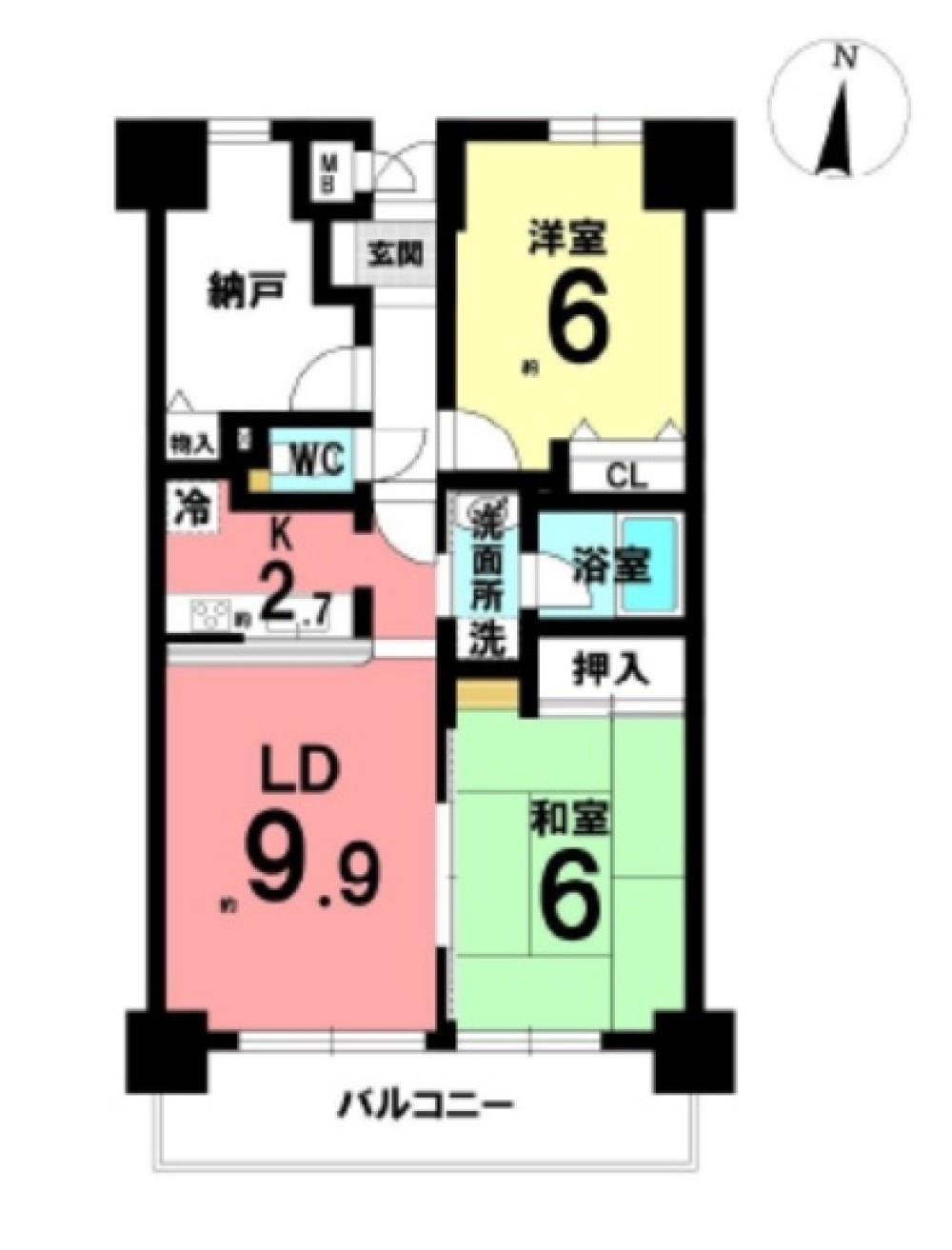 赤池サンハイツA棟 画像1