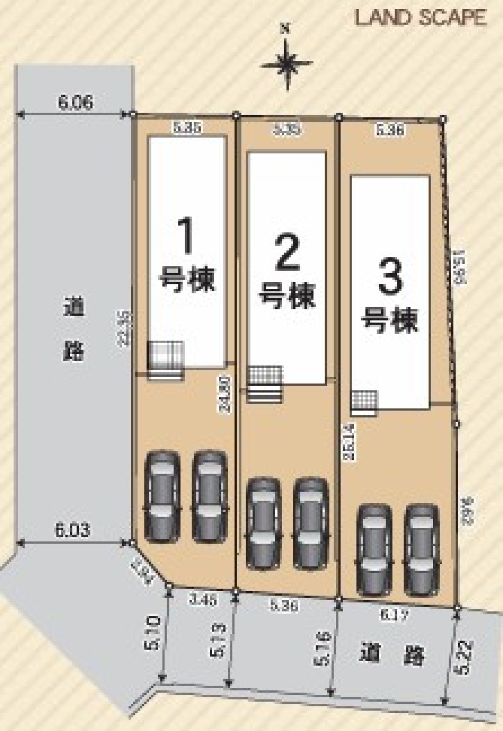 豊田市平和町　第1　全3棟　2号棟 画像1