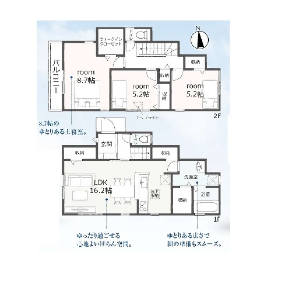 安城市東別所町　全2棟　1号棟 画像2