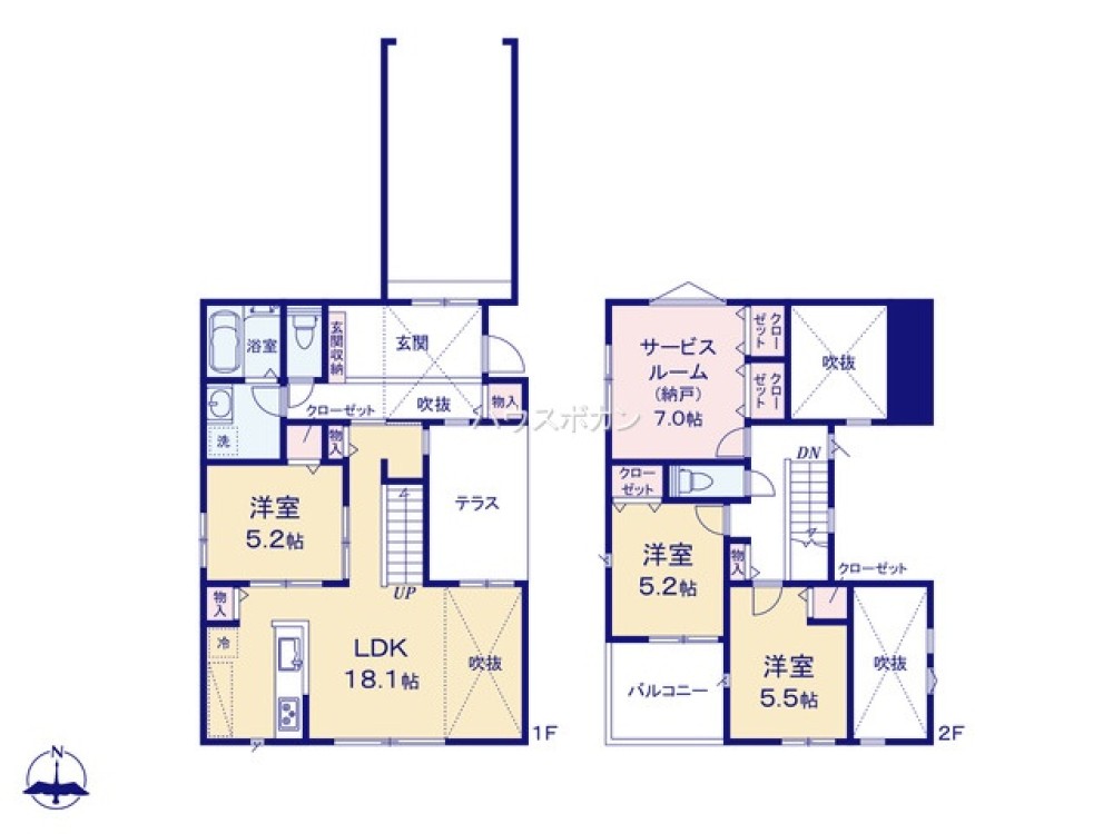 名古屋市中村区岩塚町城前　079①　全1棟　1号棟 画像2