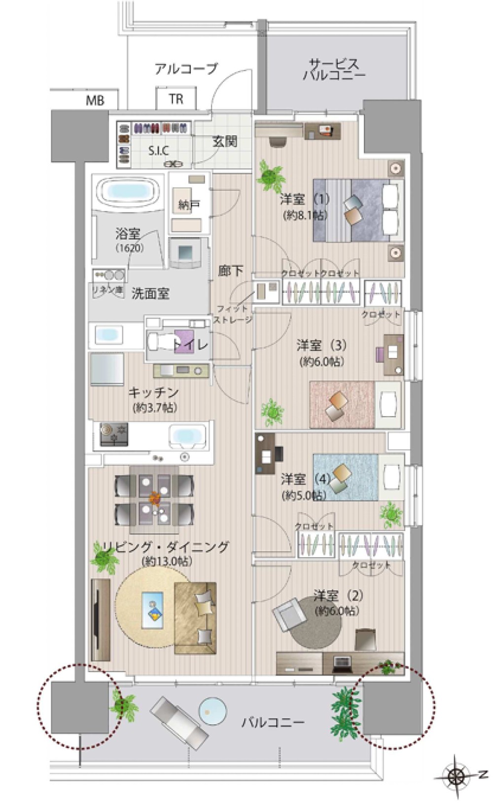 HONOKUNI　RESIDENCE　穂の国レジデンス 画像1