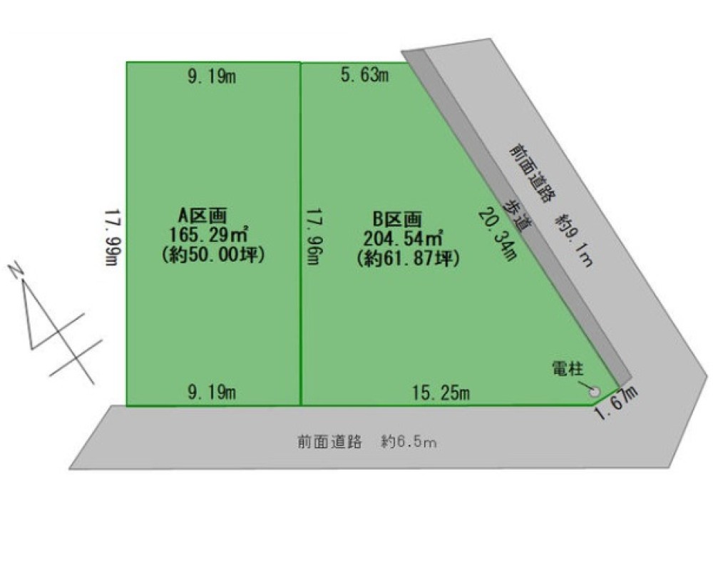 北名古屋市片場天王森　全2区画　A区画 画像1