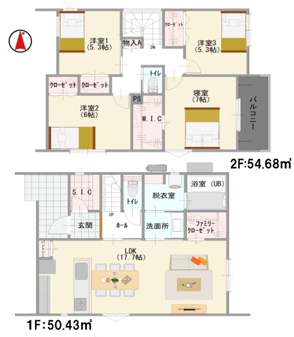 春日井市東野町第八　全2棟　1号棟 画像7
