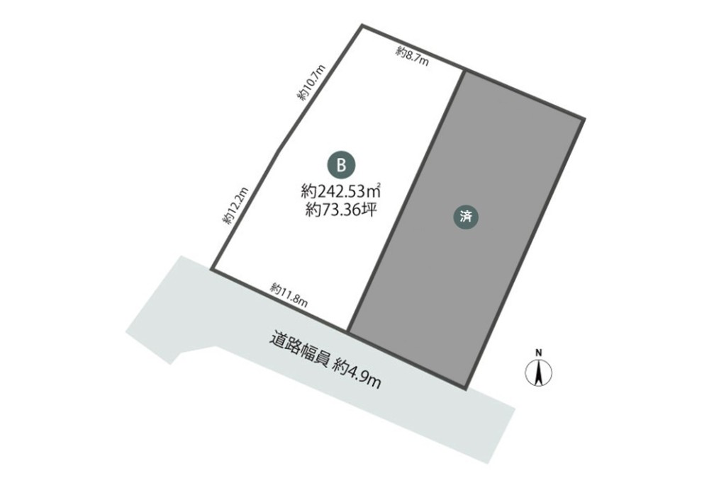 岡崎市中之郷町　全2区画　B区画 画像5