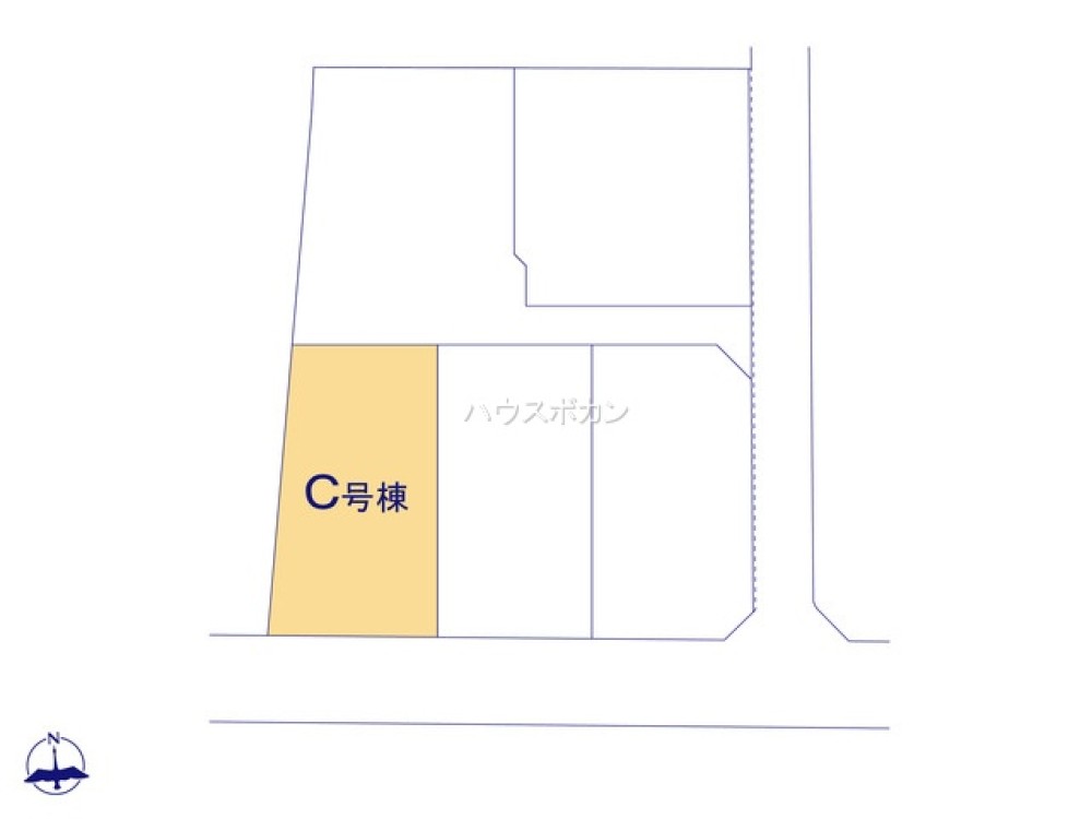 全5棟の分譲地！C号棟は約54.5坪◎