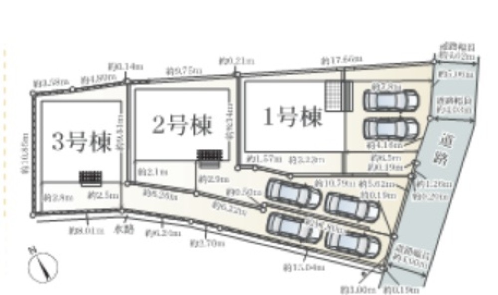 日進市岩崎町　第6　全3棟　3号棟 画像1