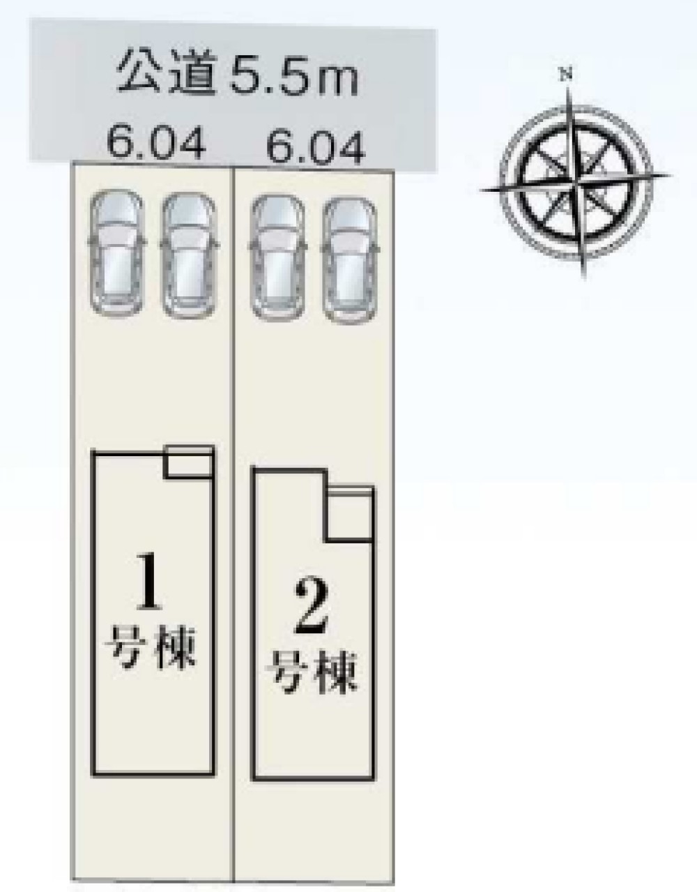 豊橋市曙町松並第1期　　全2棟　2号棟 画像1