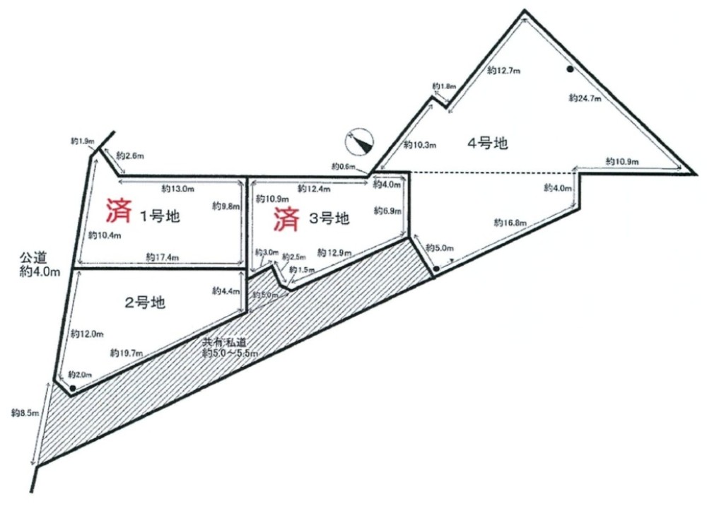 知立市新林町　全4区画　2号地 画像1