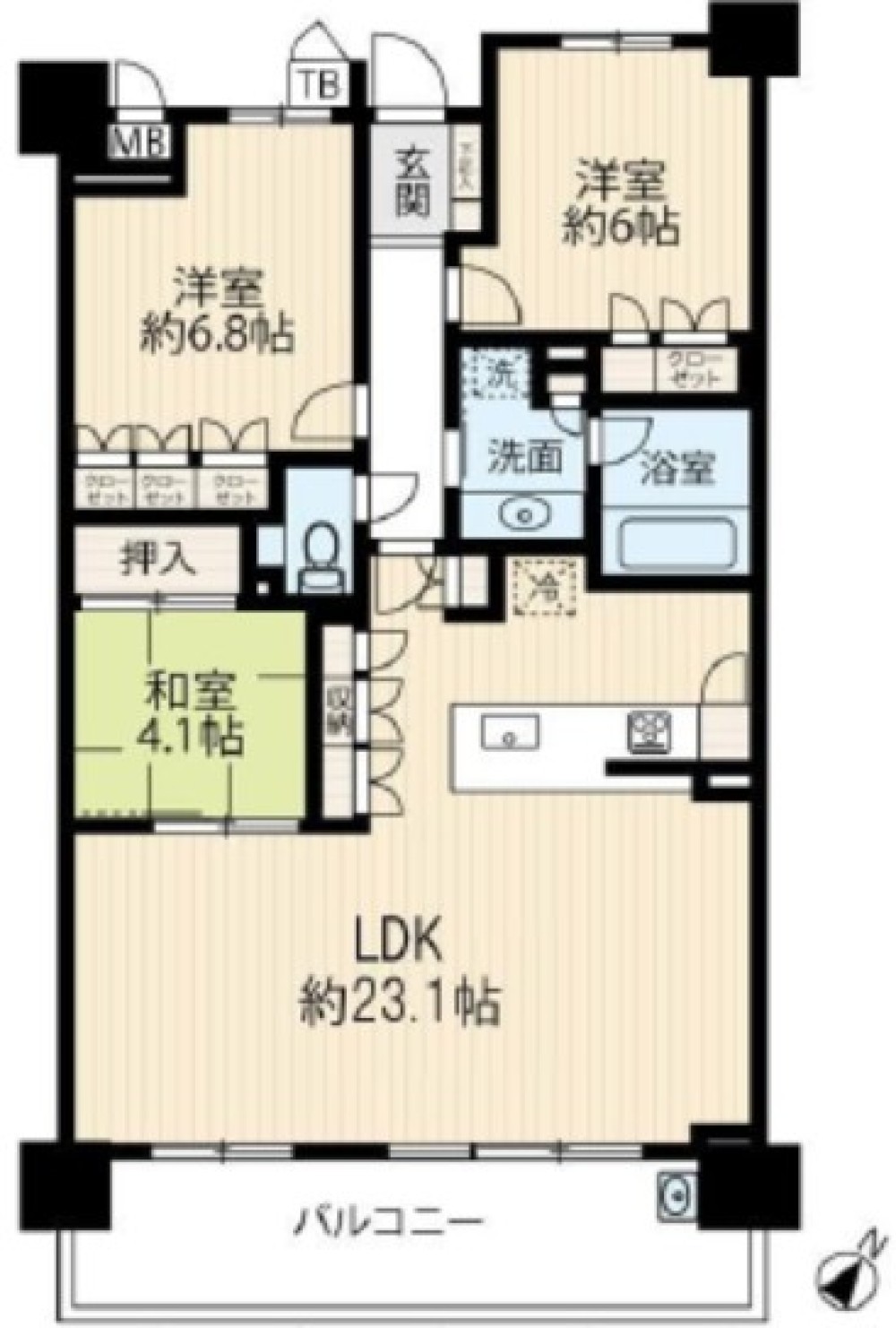Tステージ永覚新町 画像1