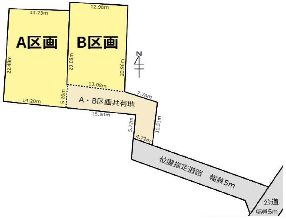 岐阜市長良　全2区画　A区画 画像1