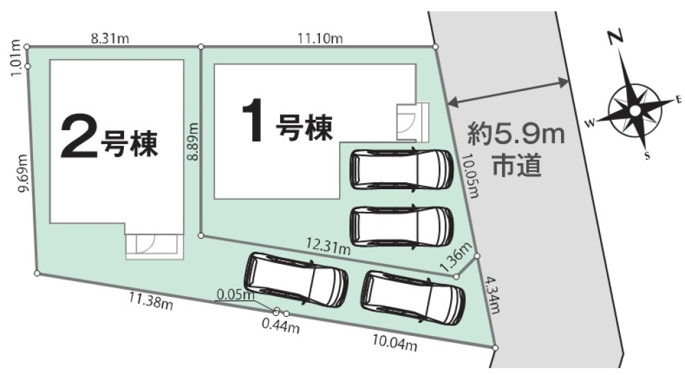 半田市花園町六丁目　全2棟　2号棟 画像1