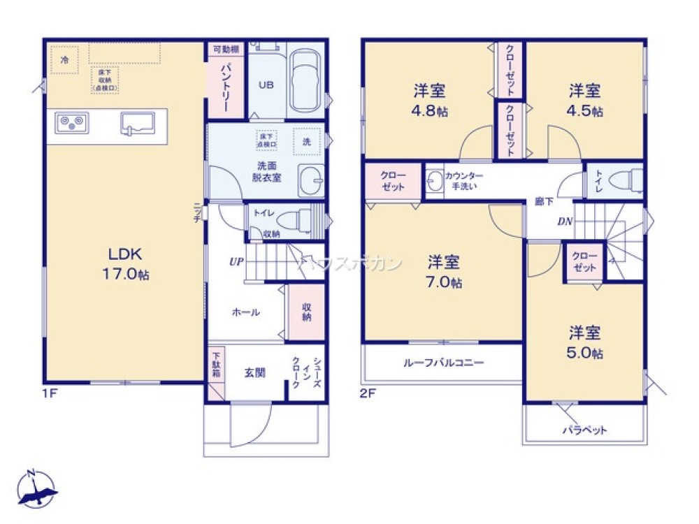 半田市花園町六丁目　全2棟　2号棟 画像4