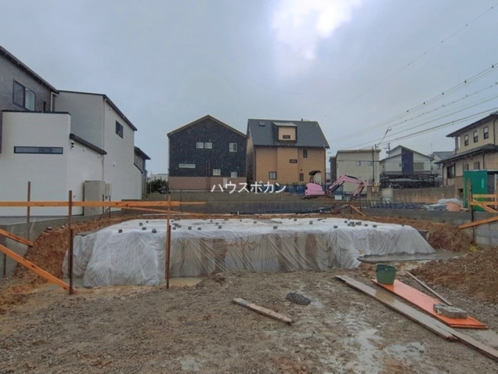 基礎工事中の建築現場です。