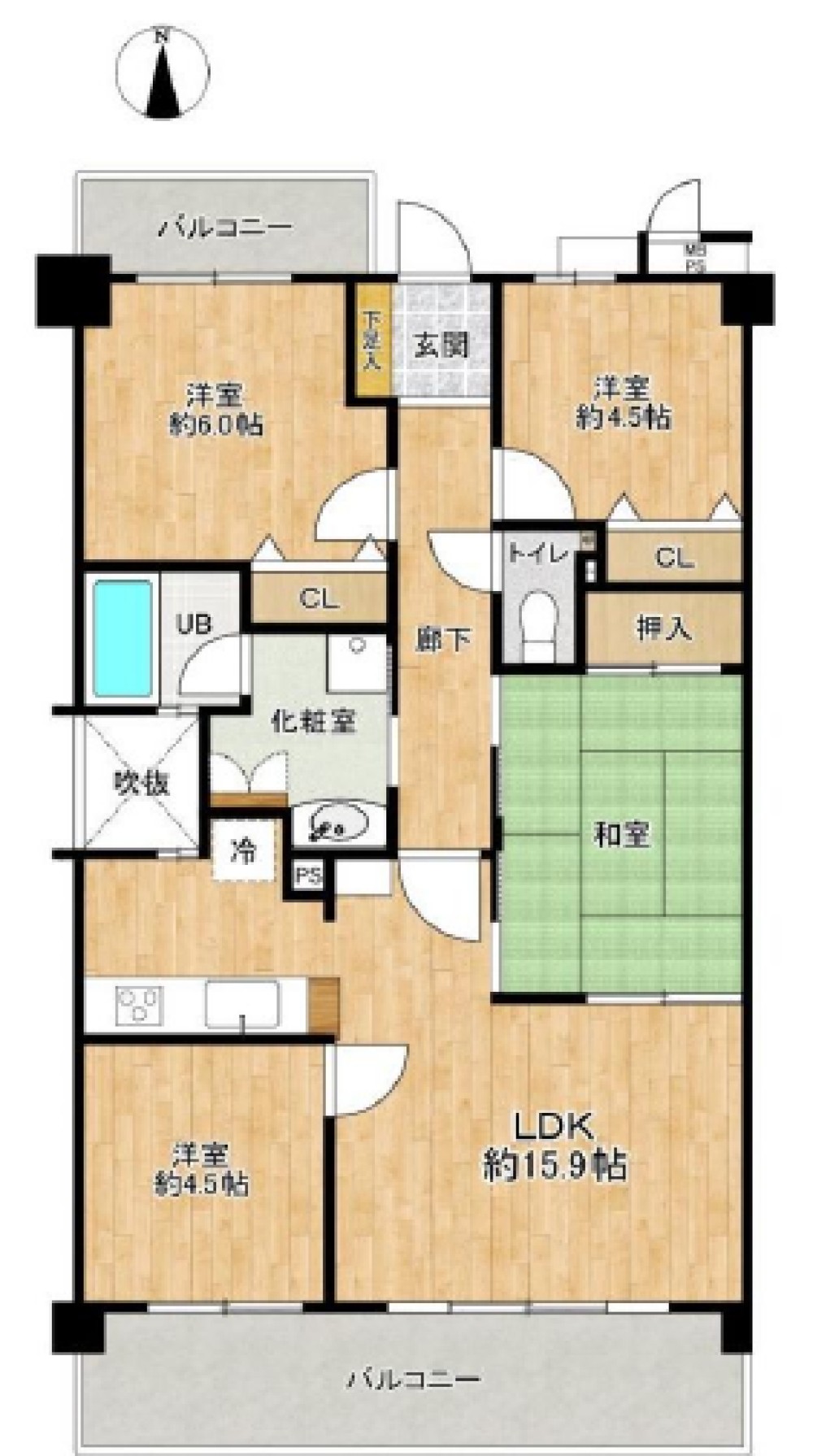 ライオンズマンション岡崎戸崎 画像1