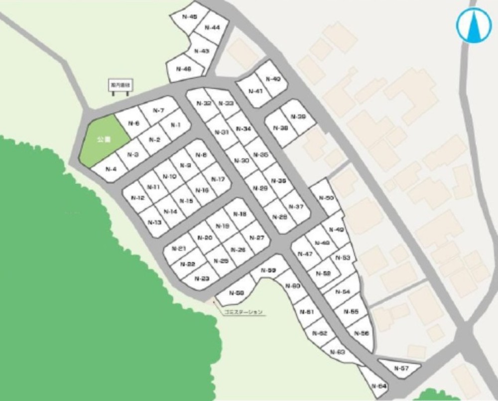 豊川市音羽長沢分譲地　全64区画　N-34 画像1