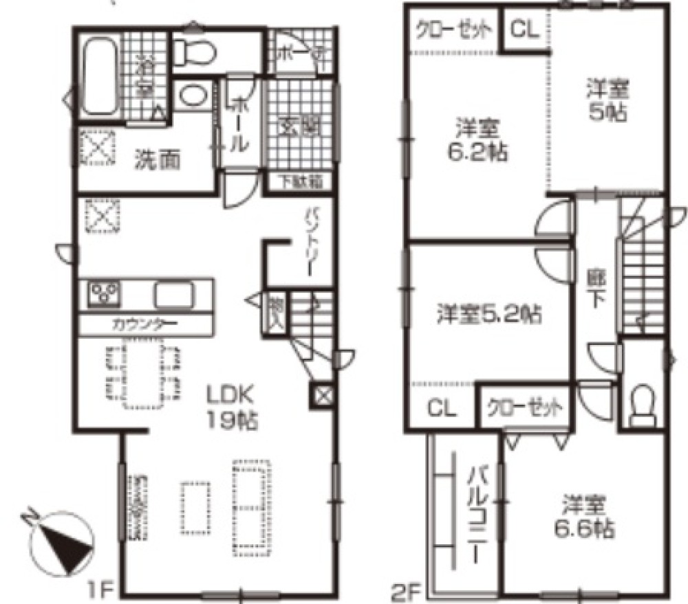 広々LDK19帖！全居室収納付きの4LDK◎