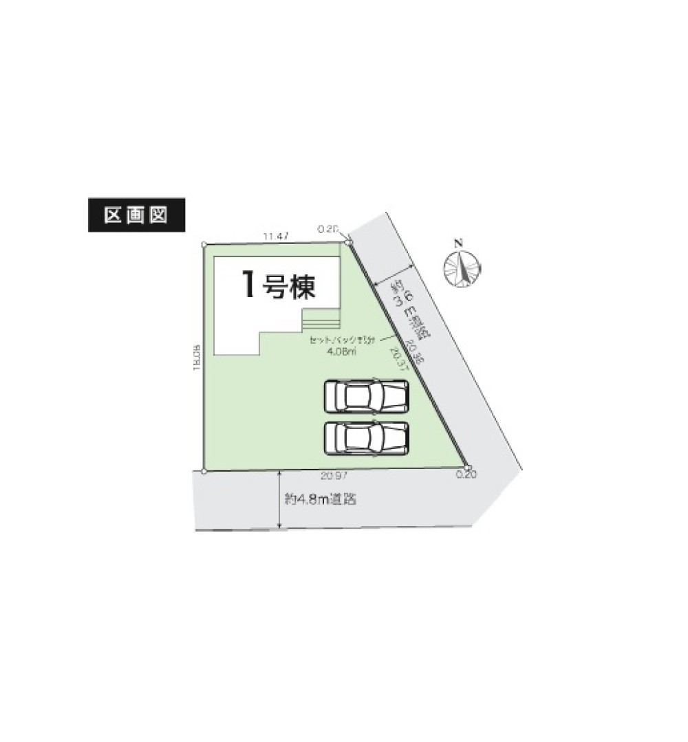 一宮市浅井町　3期　全1棟　1号棟 画像1