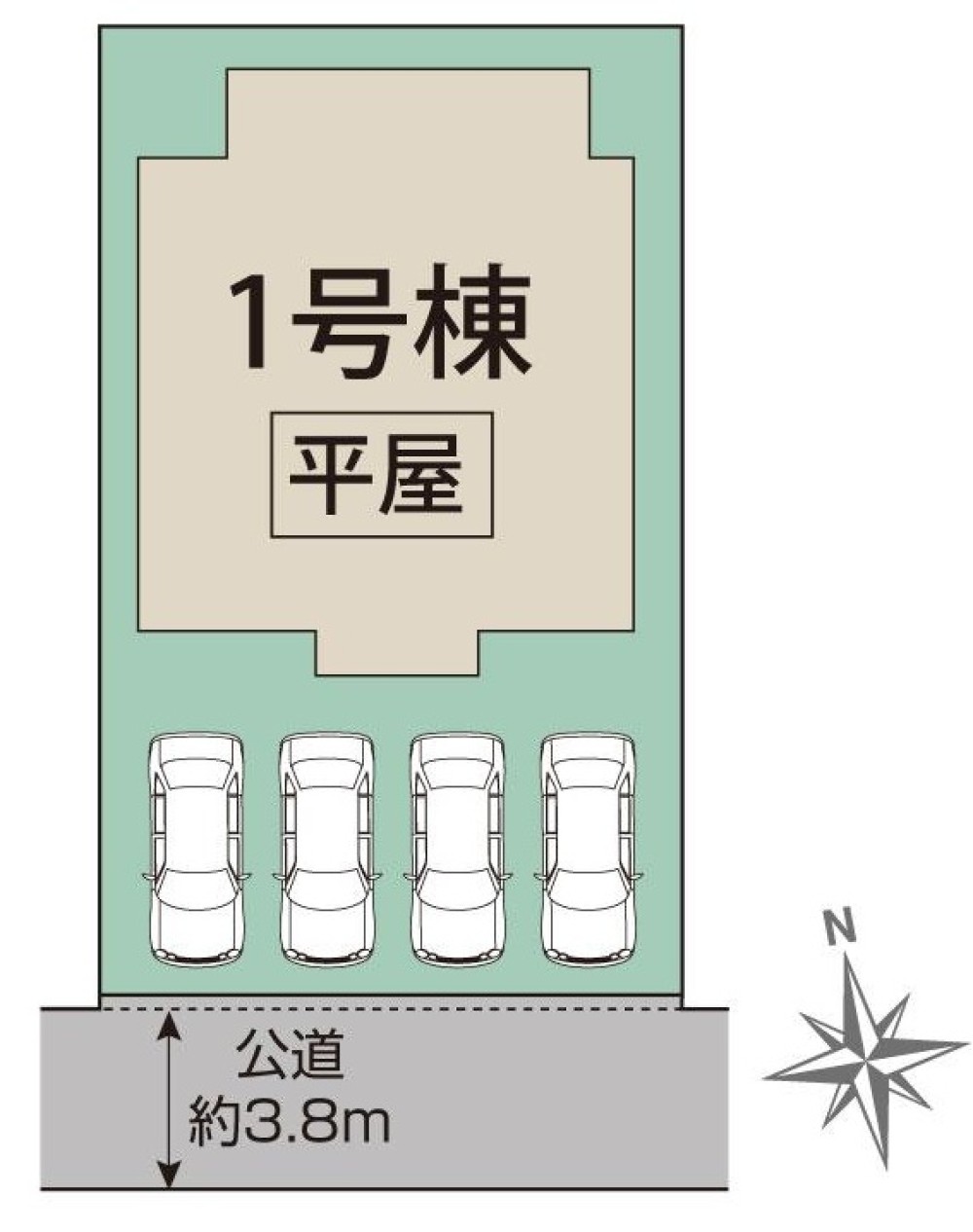 一宮市浅井町　全1棟　1号棟 画像1