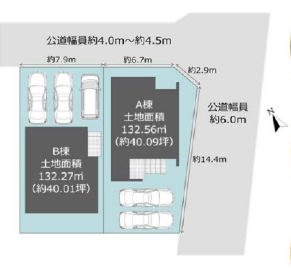 西尾市住崎町　全2棟　A棟 画像1
