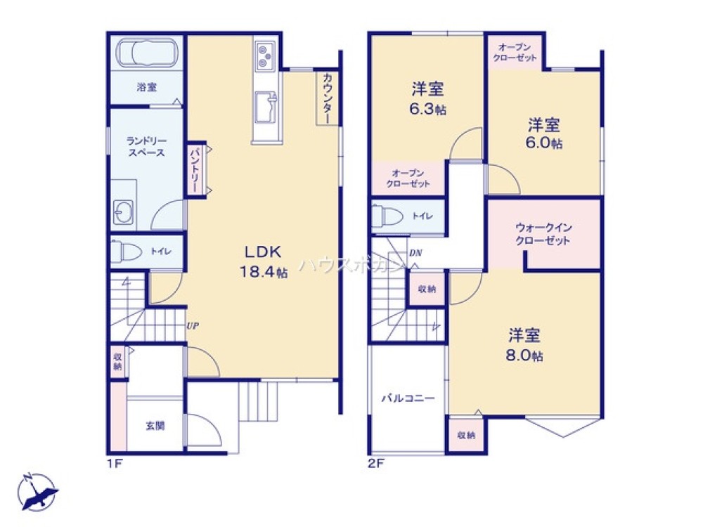 西尾市住崎町　全2棟　A棟 画像1