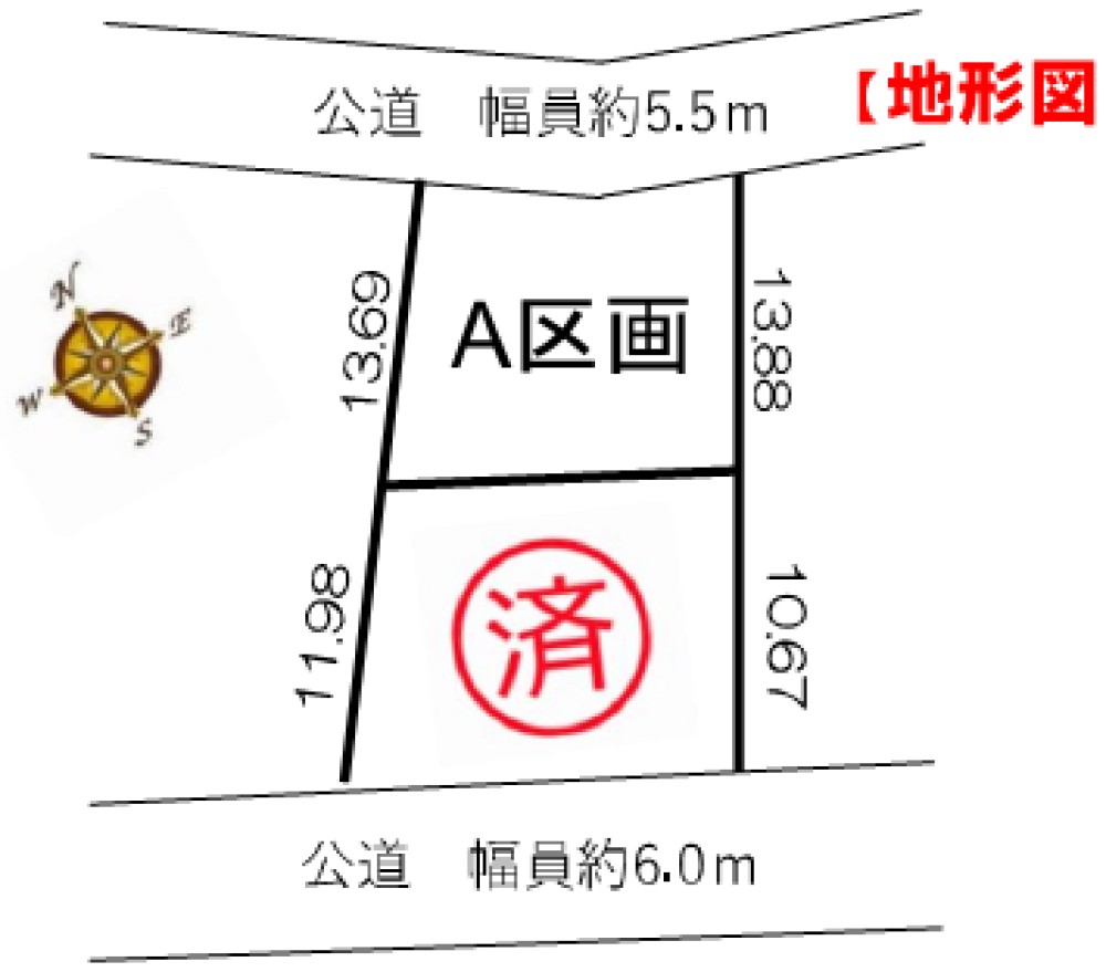 岡崎市岩津町　全2区画　A区画 画像1
