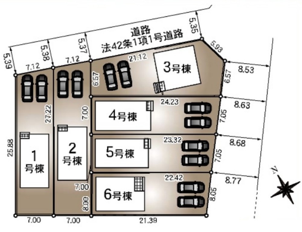 碧南市宮町　第5　全6棟　2号棟 画像1