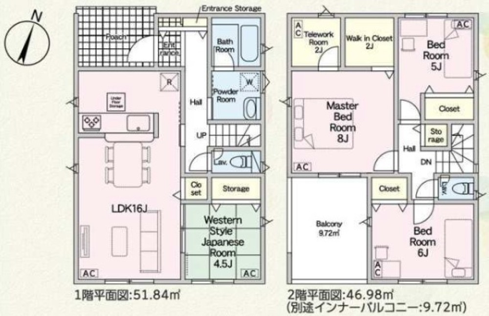 岐阜市今嶺　全2棟　2号棟 画像2