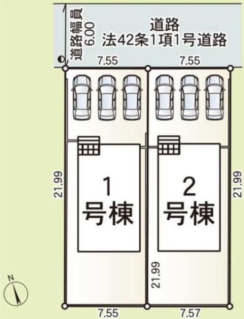 岐阜市菅生　第5　全2棟　1号棟 画像1