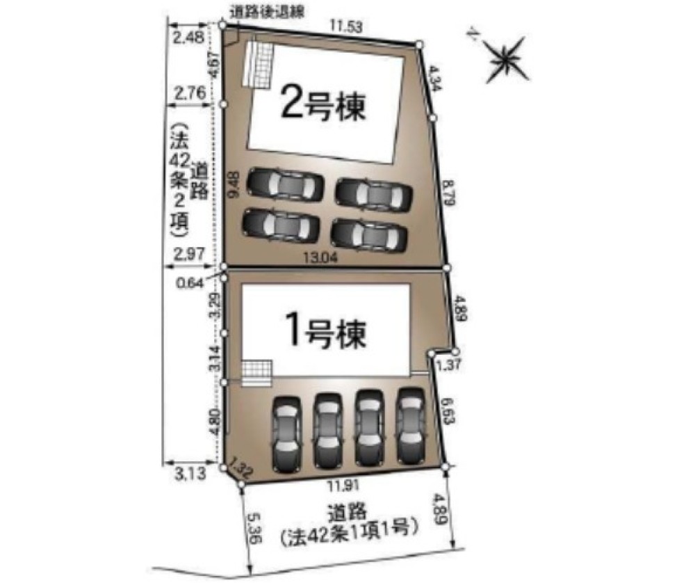 豊川市豊津町　第1　全2棟　1号棟 画像1