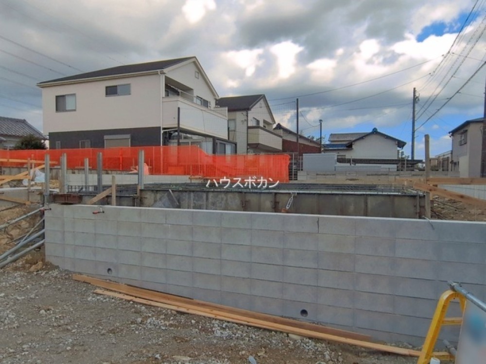 基礎工事中の建築現場です。