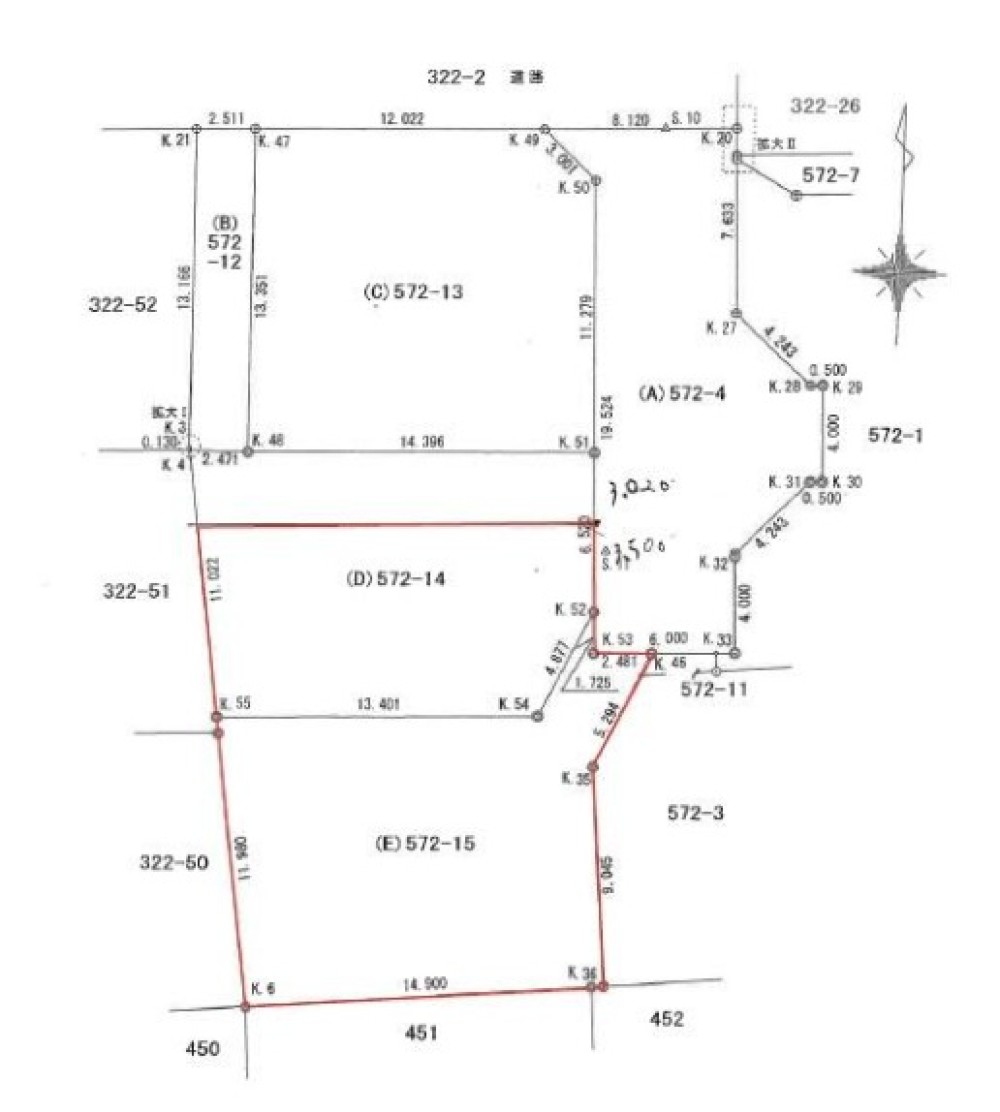 瀬戸市窯町　全2区画　南側 画像1