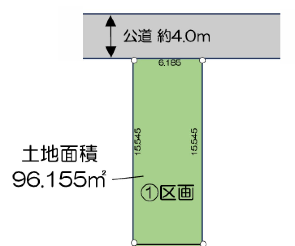 豊橋市曲尺手町　全2区画　1区画 画像1