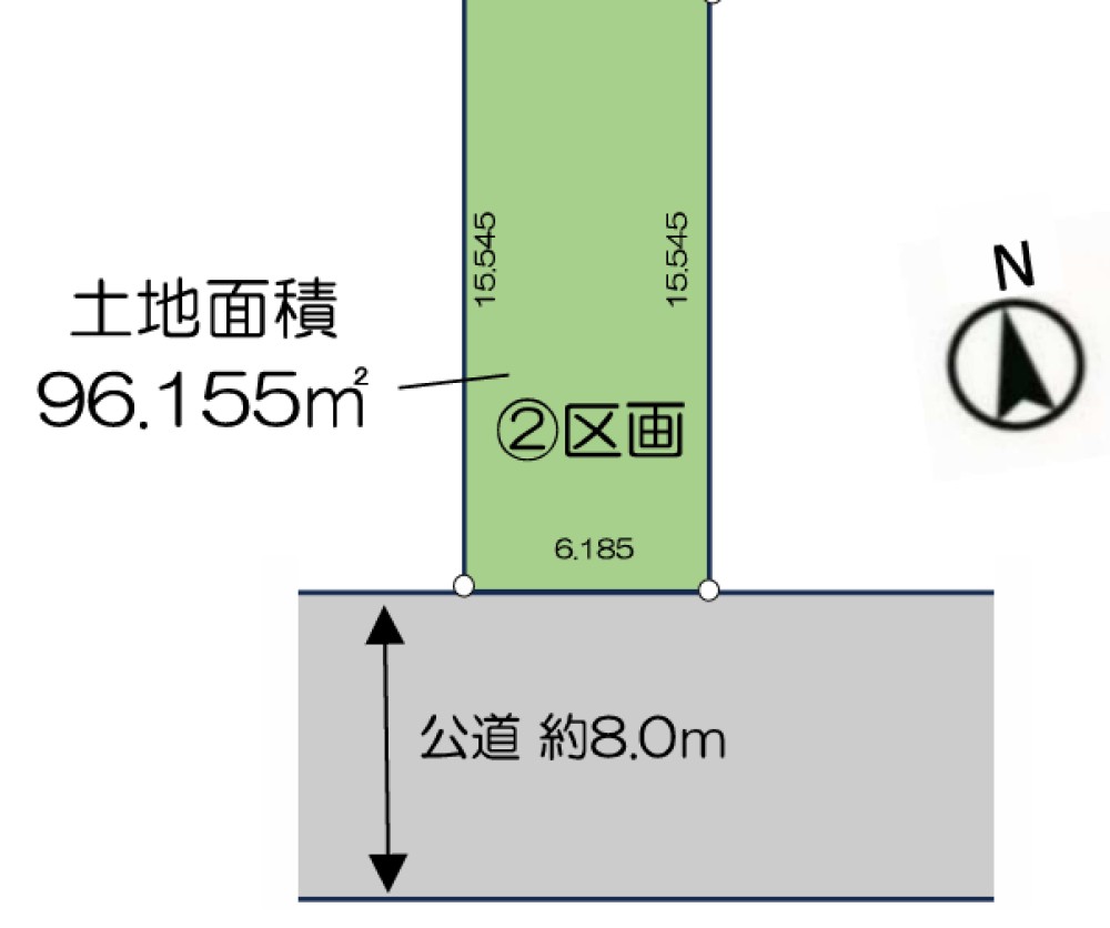 豊橋市曲尺手町　全2区画　2区画 画像1