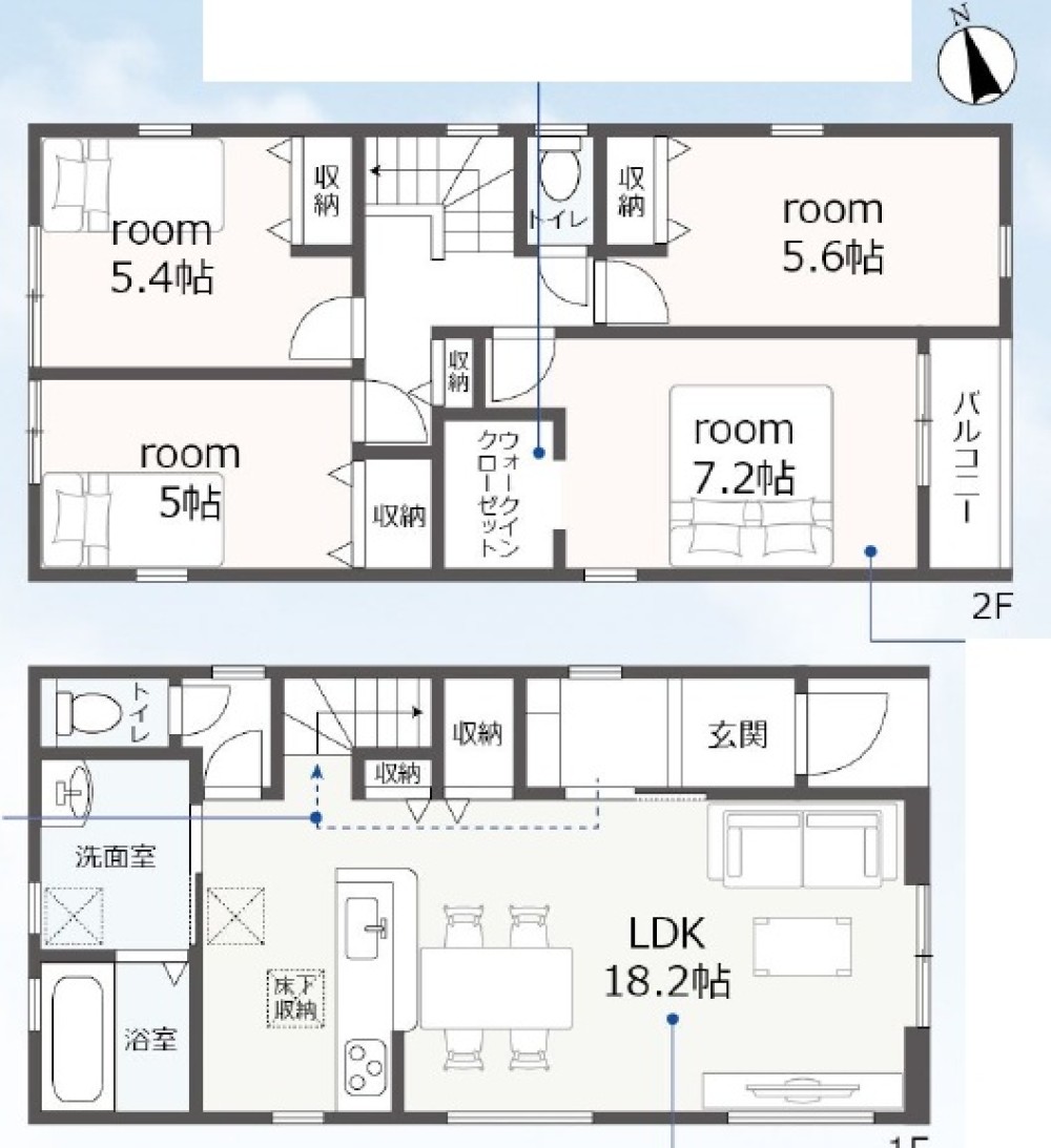 名古屋市中村区横井二丁目　全2棟　1号棟 画像1