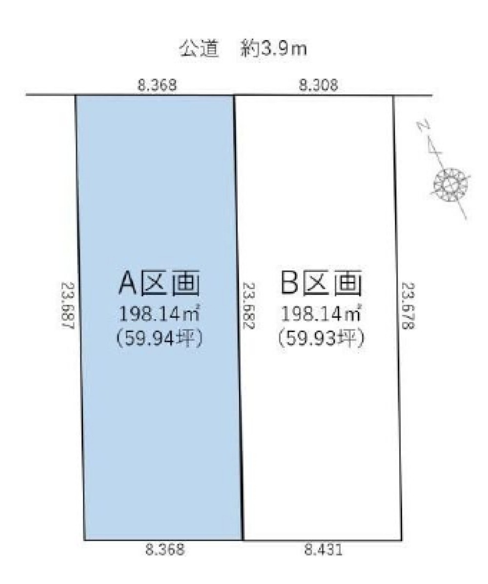 岡崎市元欠町　全2区画　A区画 画像1