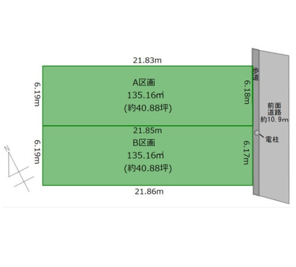 名古屋市西区南堀越　全2区画　B区画 画像1