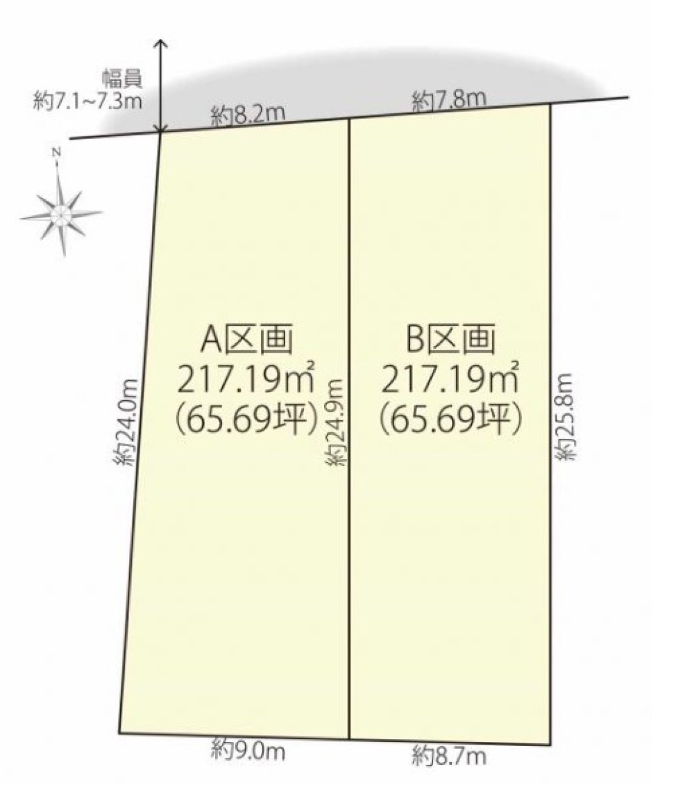 名古屋市西区城北町　全2区画　A区画 画像1