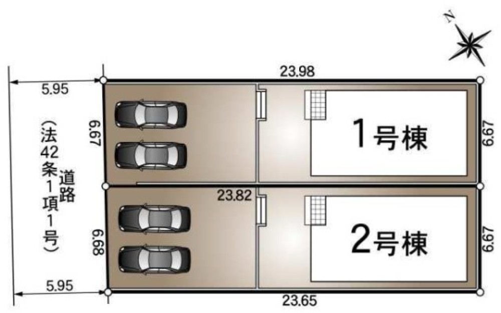 碧南市宮町　第6　全2棟　2号棟 画像1