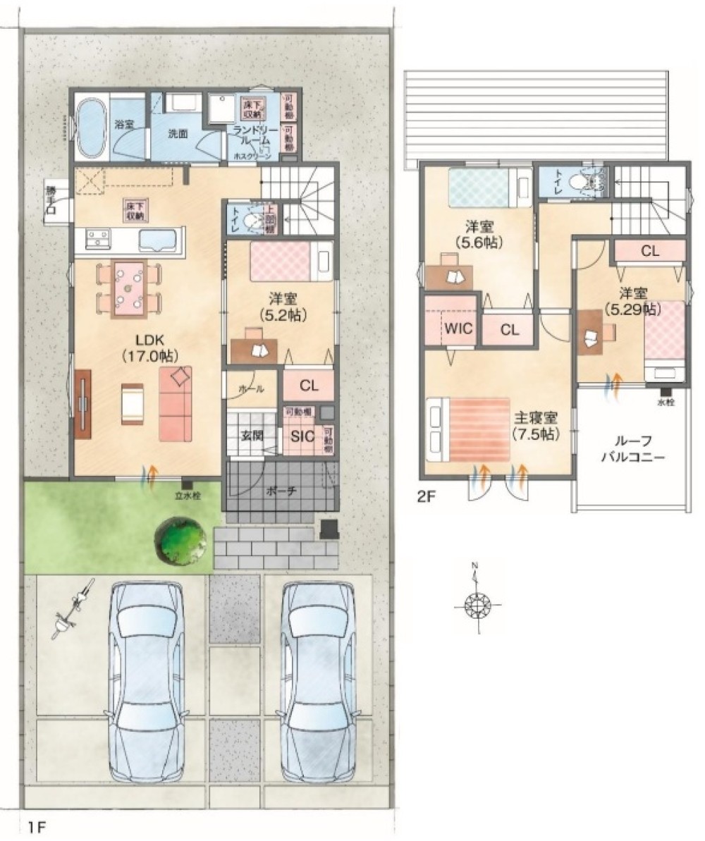 岐阜市六条江東　全4棟　4号棟 画像2